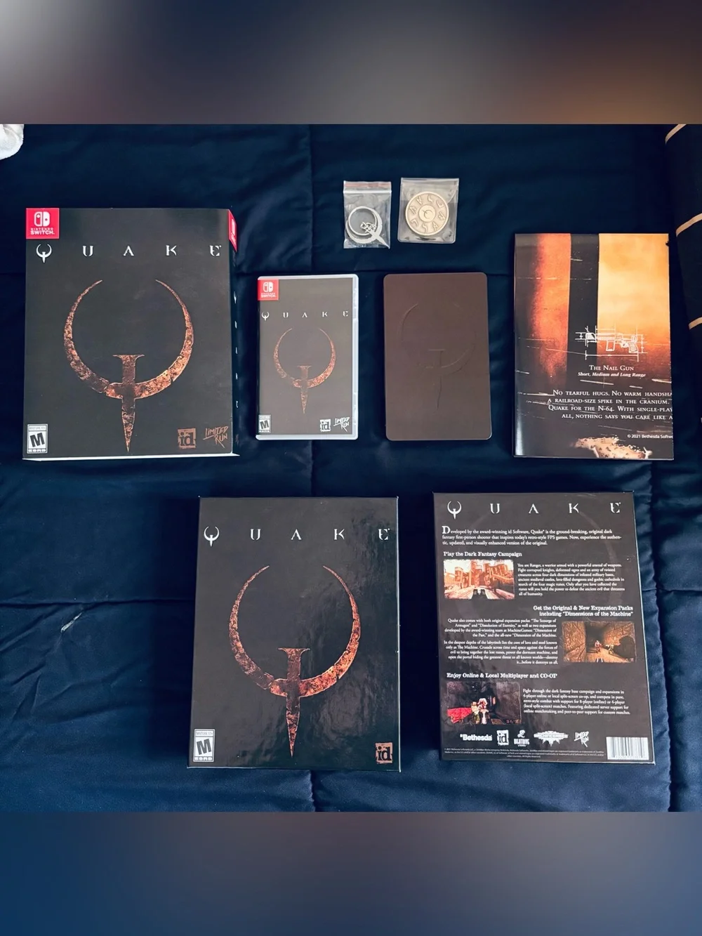Quake Deluxe Edition, Limited Run. Nintendo Switch. Complete in Box.